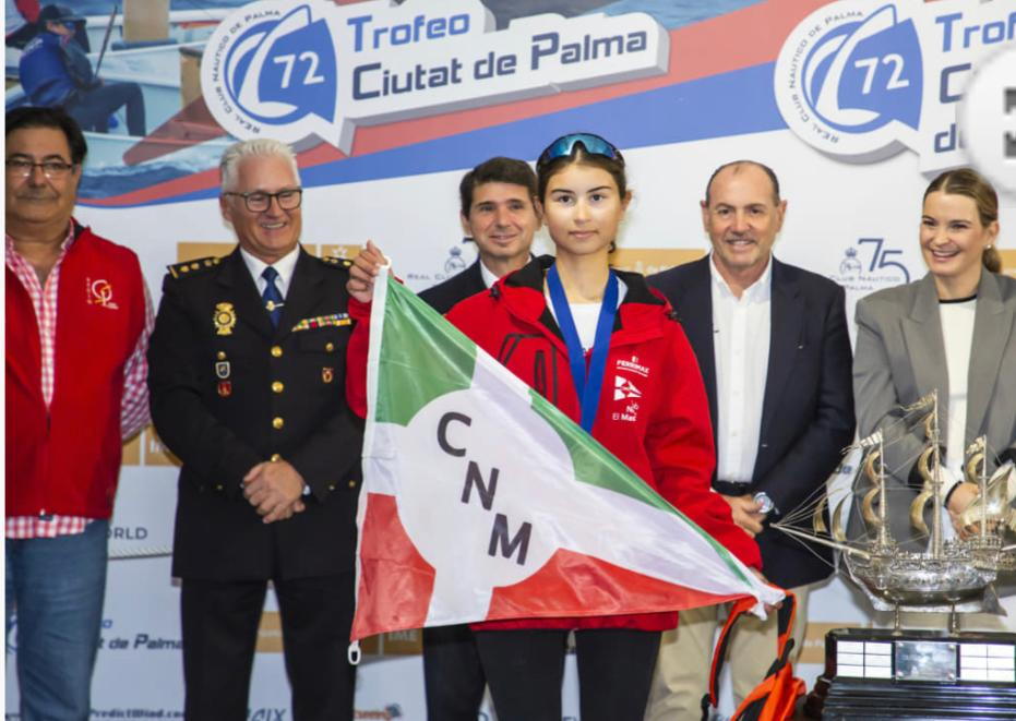Anna Rentería aconsegueix el bronze femení al 71è Trofeu ciutat de Palma de la classe Optimist - 2023, club nàutic el masnou, cnem, Vela - Trofeu ciutat de Palma