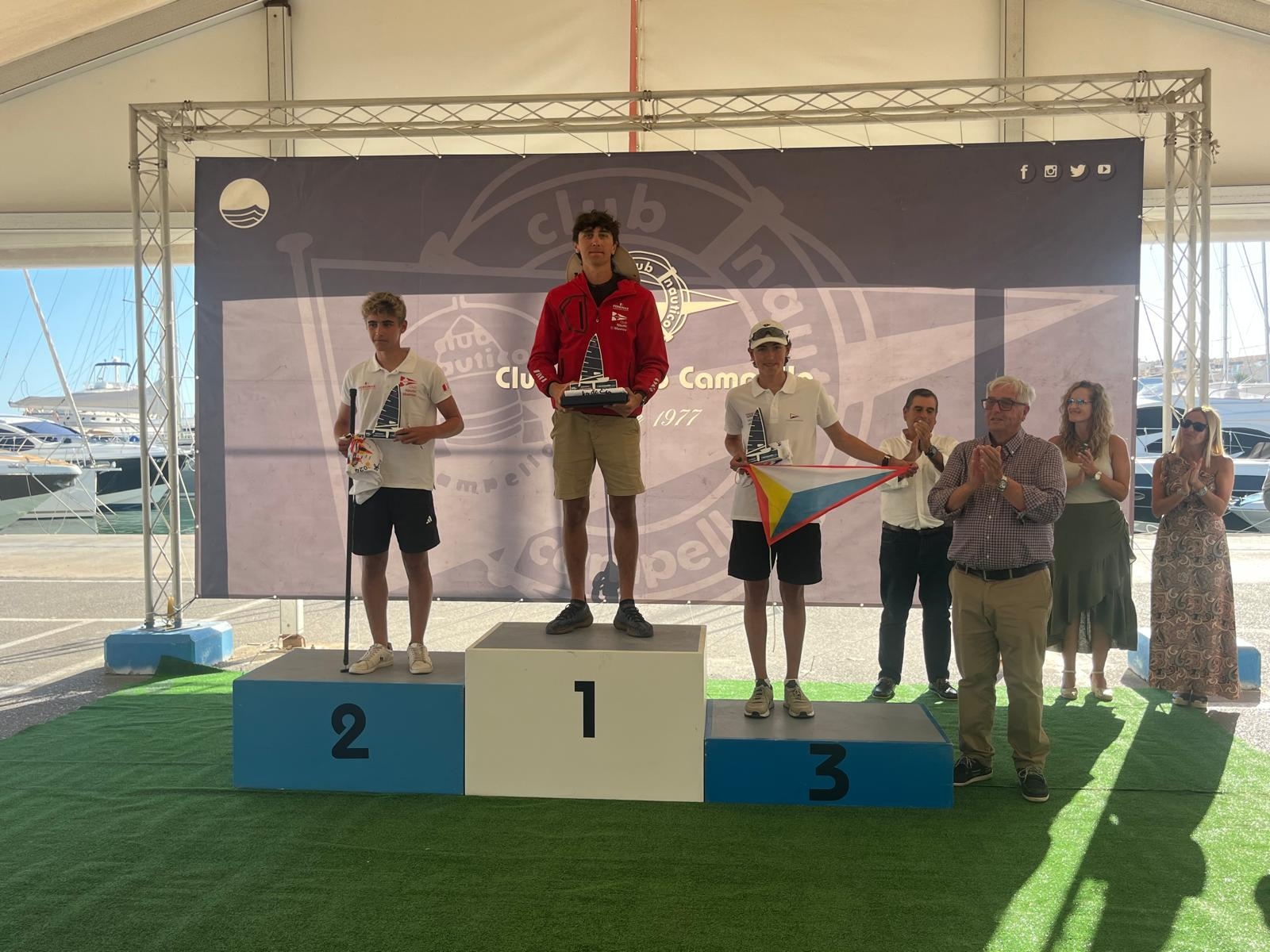 Pere Rentería Campió d'Espanya juvenil 2024 de la classe Europe - 2024, club nàutic el masnou, cnem, Vela - Campió d'Espanya juvenil