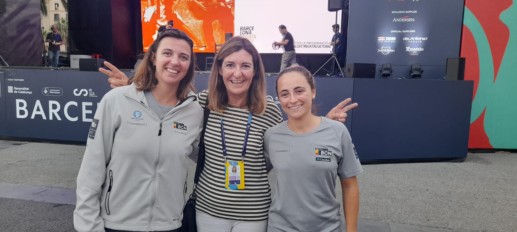 Lourdes Azón presenta la Copa America i el Sail Team Barcelona, l’equip femení que representa Espanya - 2024, club nàutic el masnou, cnem, crònica del club, helping cancer - Crònica del Club