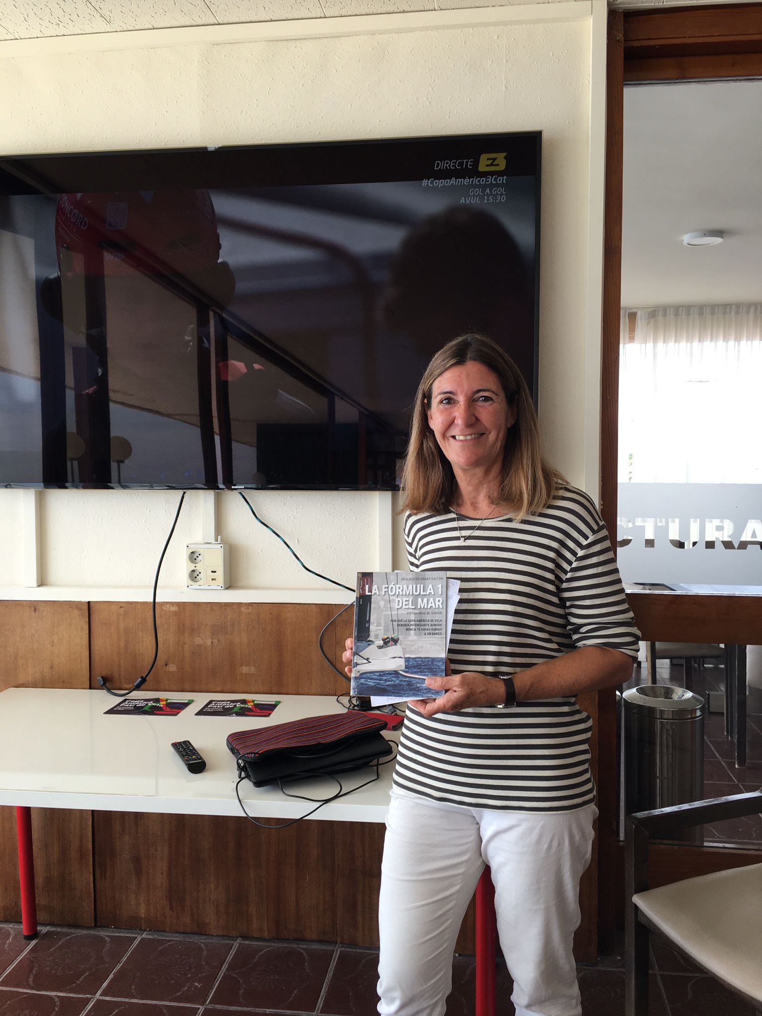 Lourdes Azón presenta la Copa America i el Sail Team Barcelona, l’equip femení que representa Espanya - 2024, club nàutic el masnou, cnem, crònica del club, helping cancer - Crònica del Club