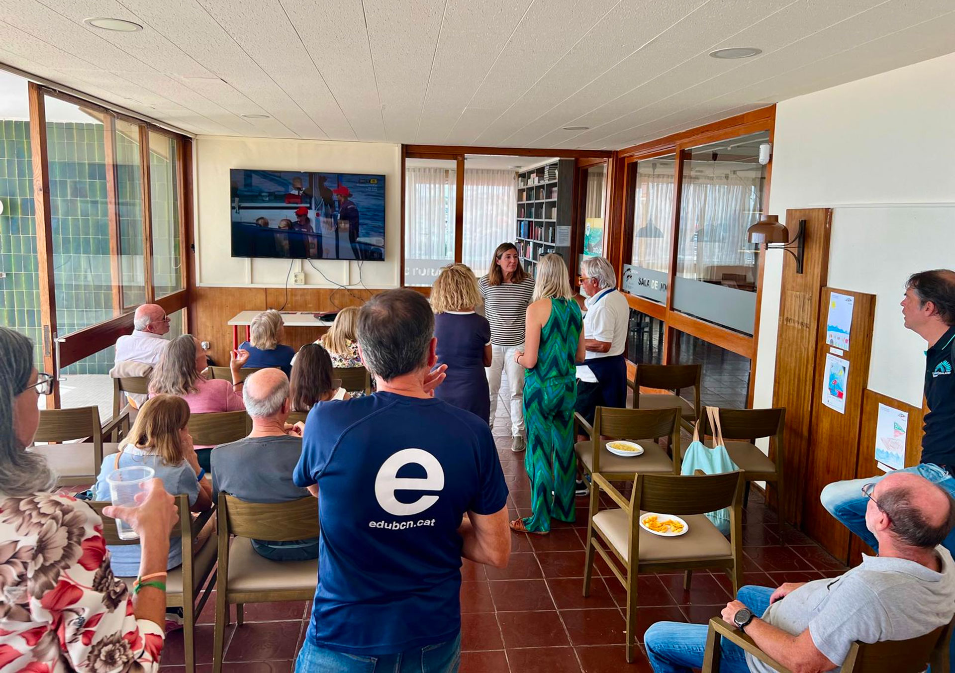 Lourdes Azón presenta la Copa America i el Sail Team Barcelona, l’equip femení que representa Espanya - 2024, club nàutic el masnou, cnem, crònica del club, helping cancer - Crònica del Club