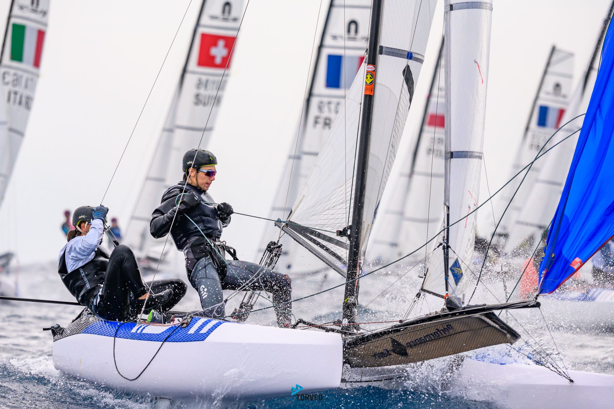 Pere Rentería i Mariona Ventura al Campionat Del Món De Nacra 15 - 2024, club nàutic el masnou, cnem, Vela - Campionat Del Món