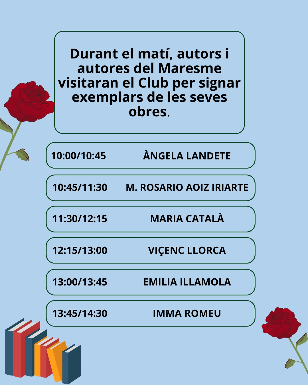 CARTELLS (Post de Instagram (45)) Celebra Sant Jordi al Club Nàutic del Masnou - Monestir de Santes Creus