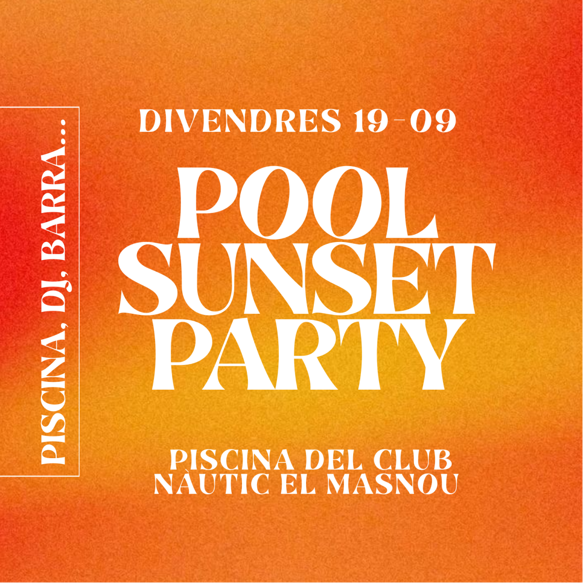 POOL SUNSET PARTY -