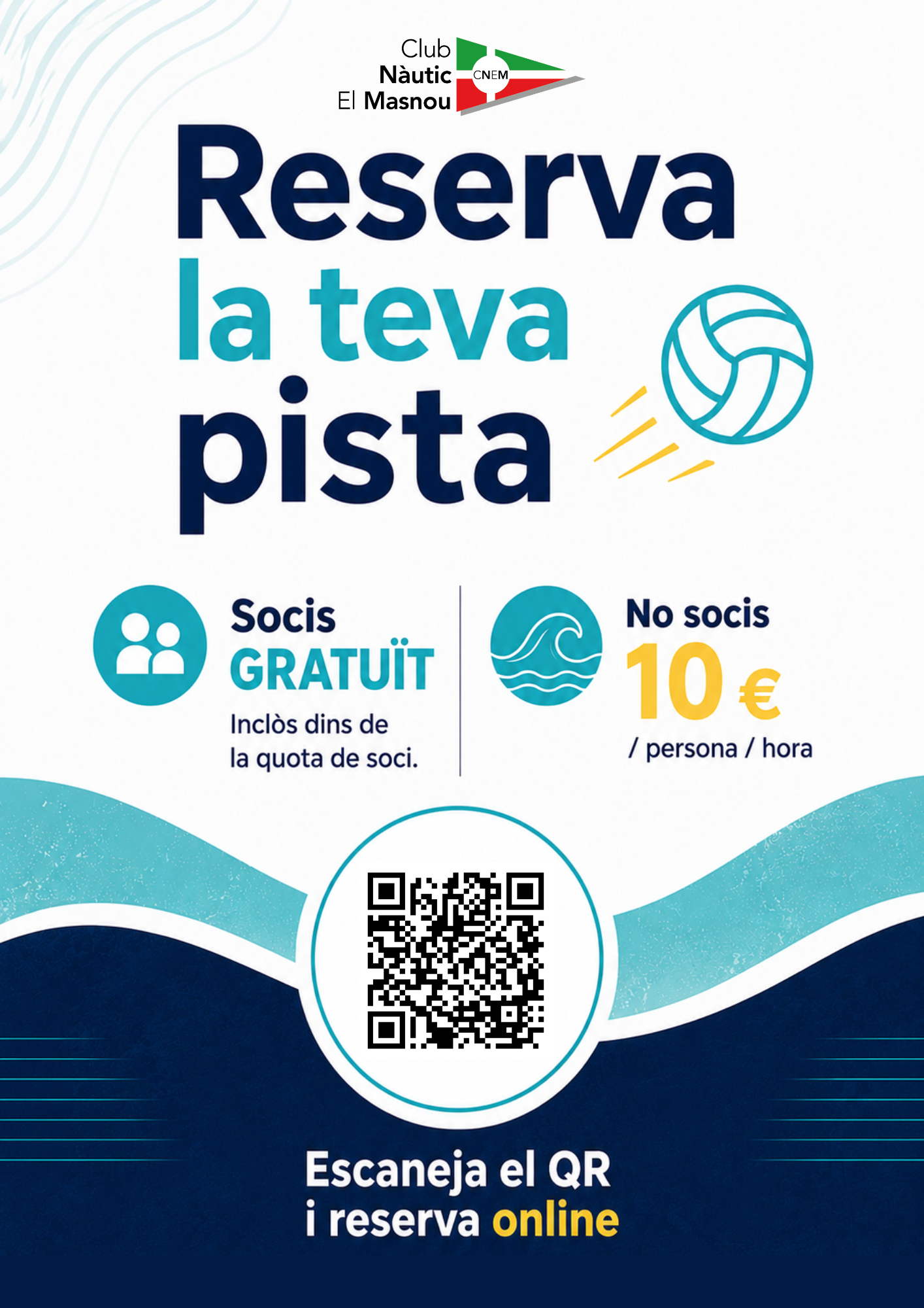 Lloguer de pistes de vòlei per a no socis - Monestir de Santes Creus
