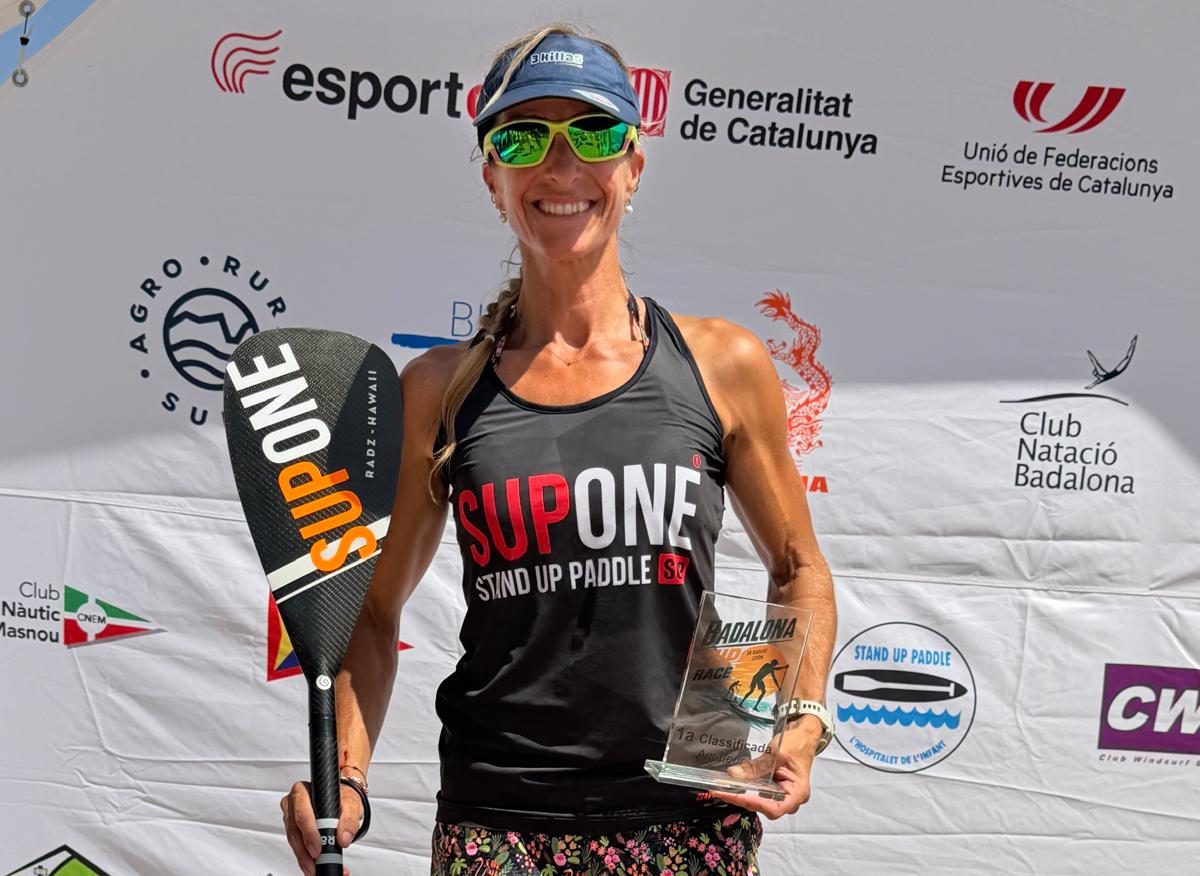 Eli Llargués guanya la categoria Amateur Femení a la IX Badalona SUP Race - 2026, Badalona, paddle surf - Setmana Nàutica d'Alacant