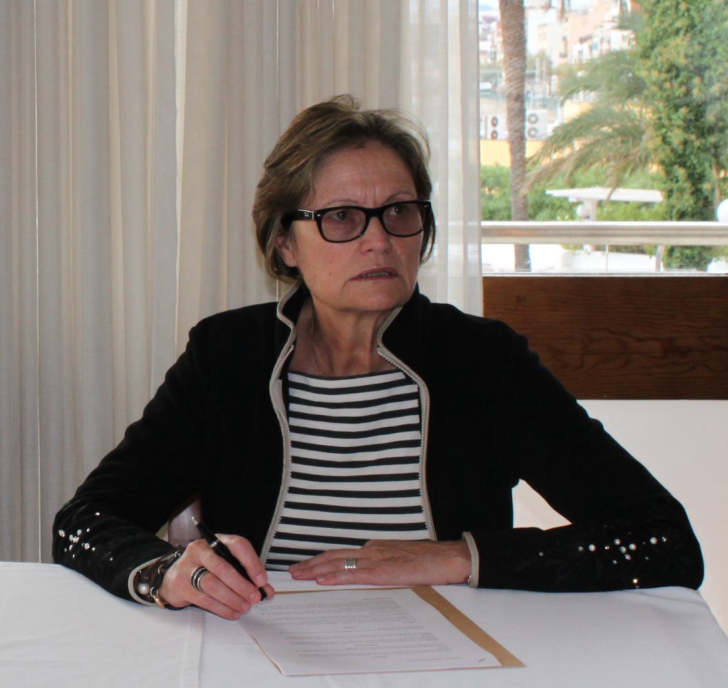 Maria Glòria Aragó, divuit anys al capdavant del Club Nàutic El Masnou