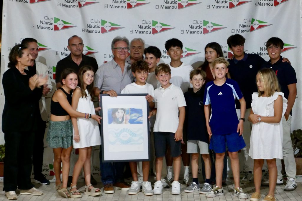 Kiko Igual durant l’homenatge rebut a la Nit de la Vela i de l’Esport 2026